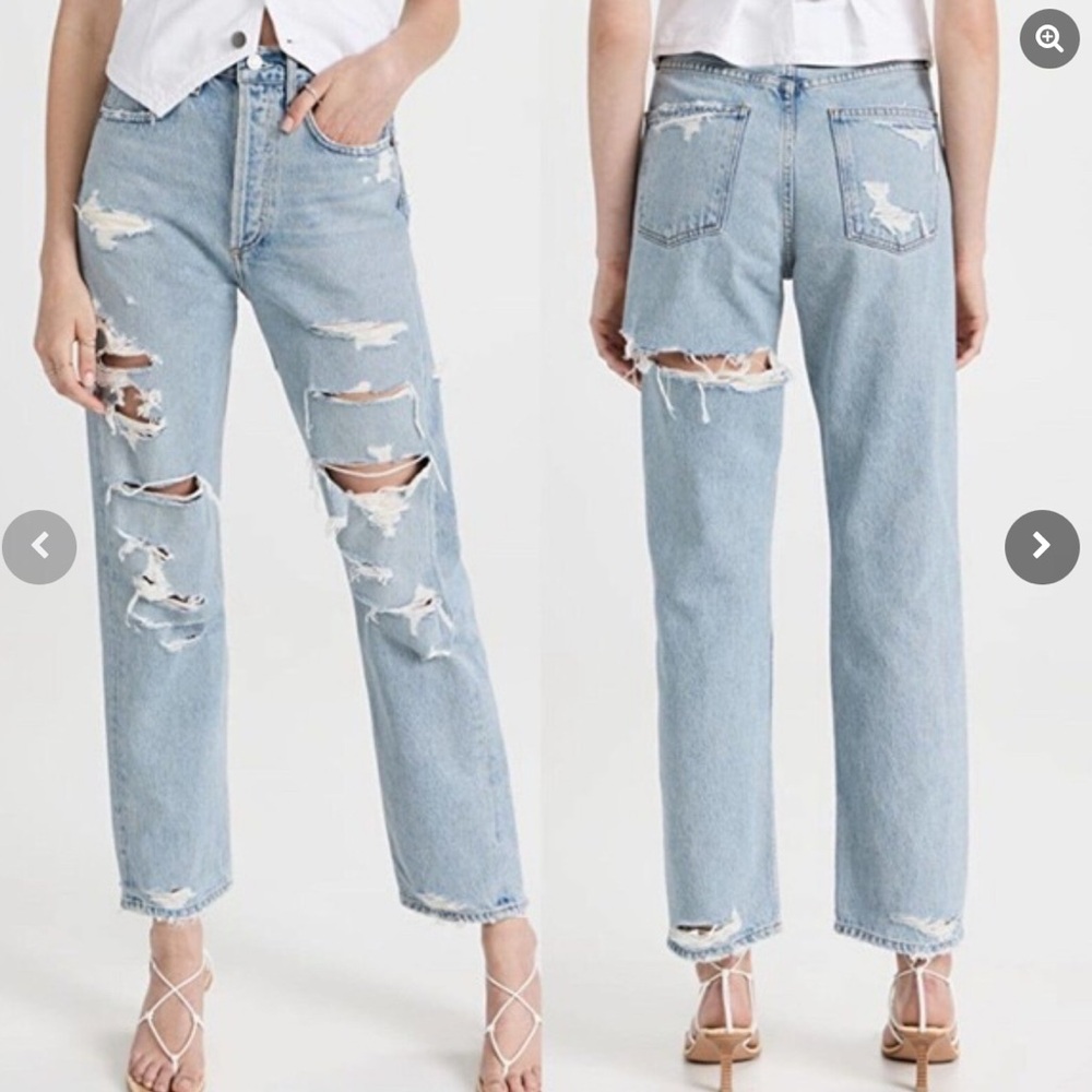 Agolde 90s Midrise Loose Fit Jeans Unhinged